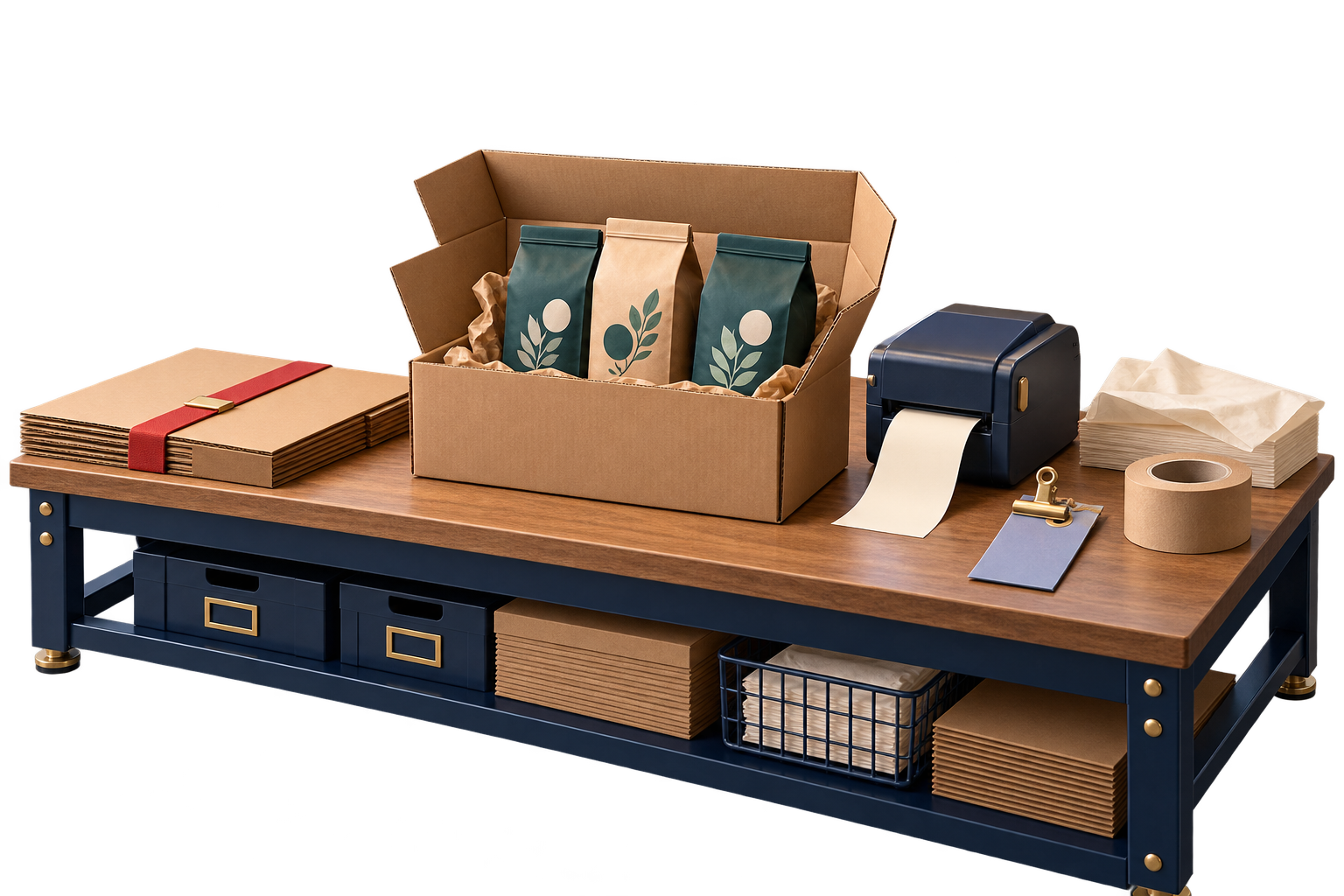 A brand operations bench connecting accepted inventory, account credit, and the retailer replacement commitment